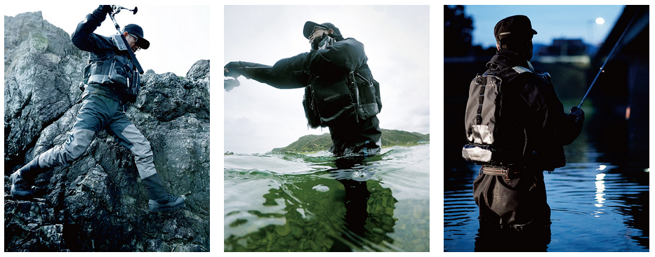 釣りシーンのアップ写真