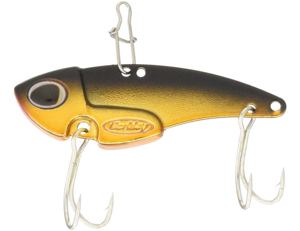 鉄板系バイブレーションルアーのアップ写真