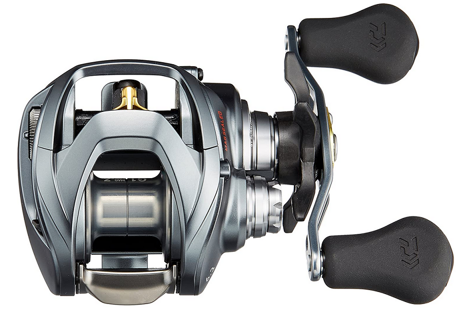 ダイワベイトリールのアップ写真