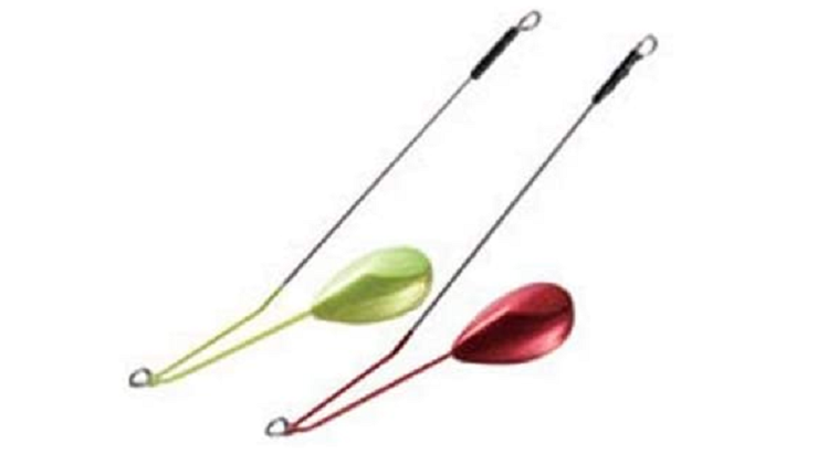 餌釣り用仕掛けに用いる天秤のアップ写真