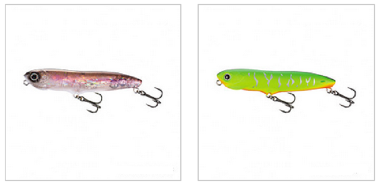 ルアーのカラーバリエーション写真