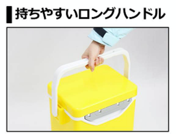 クーラーボックスのアップ写真