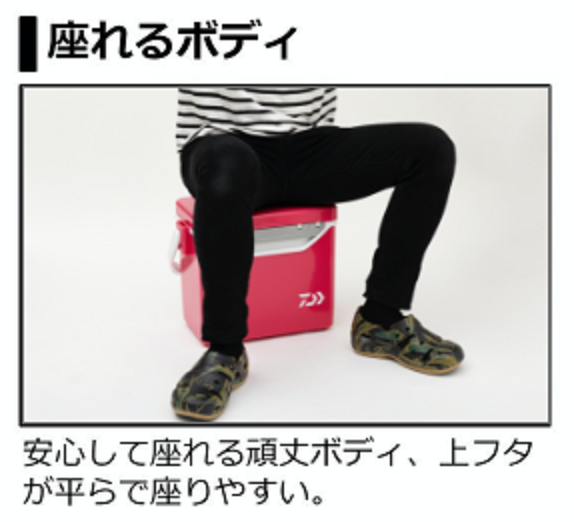 クーラーボックスのアップ写真