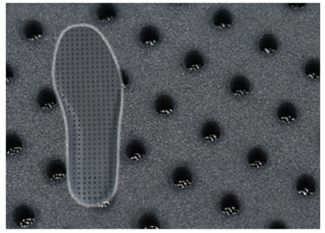 カップインソールのアップ写真