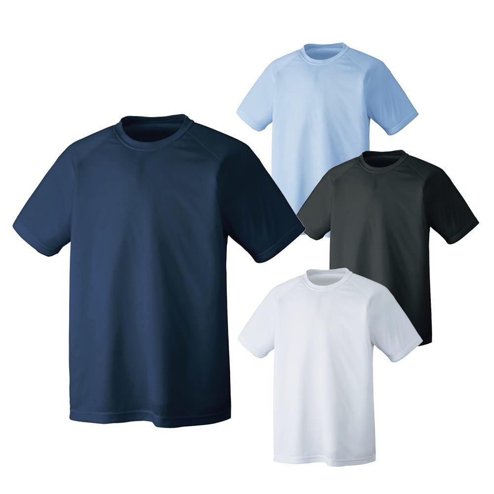 ワークマンのDRY BEYOND(ドライビヨンド) ラグラン半袖Tシャツ