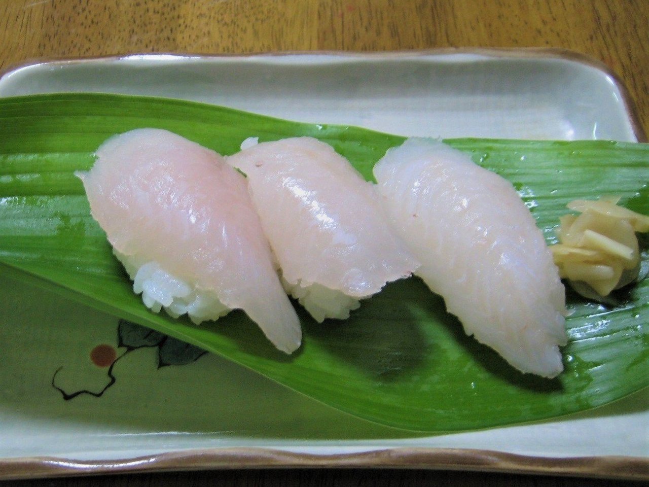 カサゴの握り寿司の写真