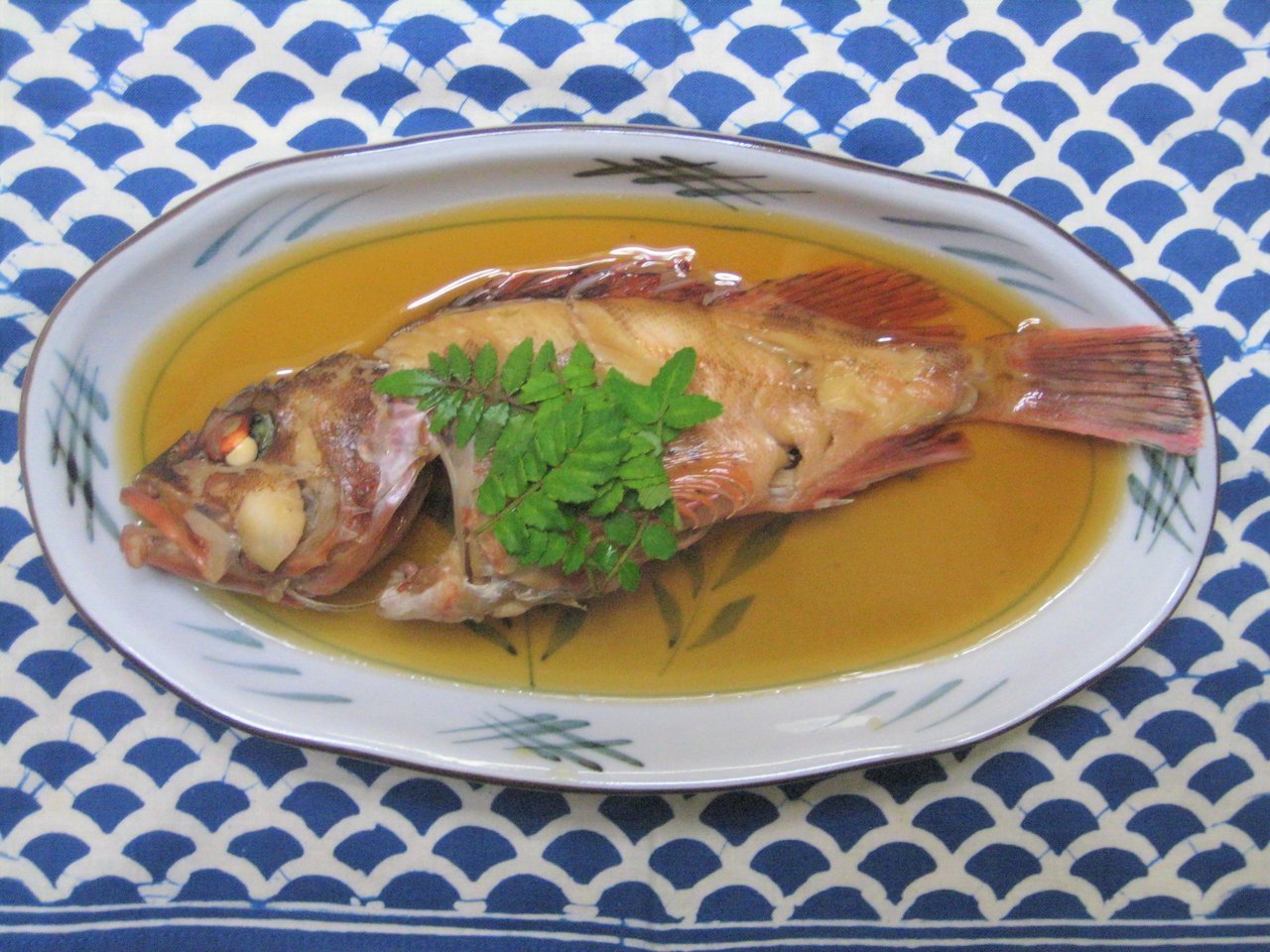 カサゴの煮つけの写真