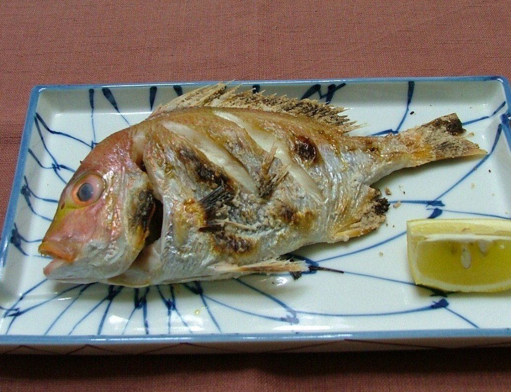 キダイの塩焼き