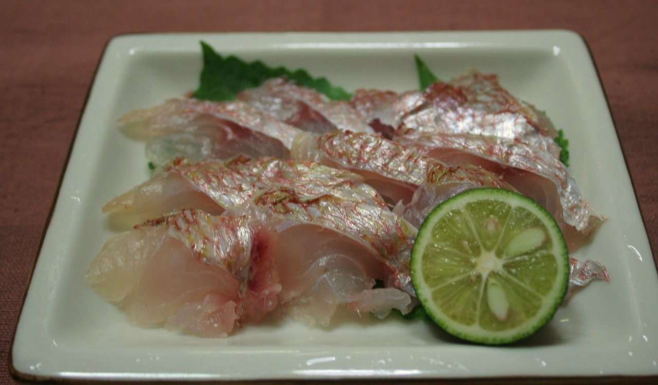 キダイの昆布締め