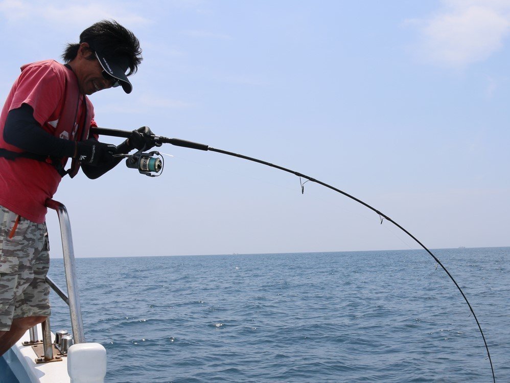 スプリントスティックSSDで釣りを楽しんでいる写真