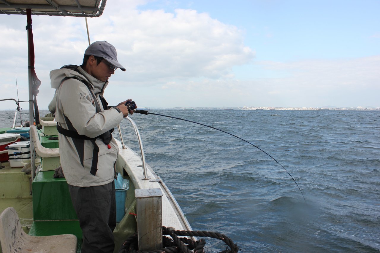 アオリイカ釣りの写真