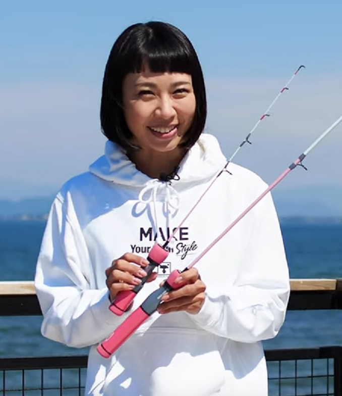 アングラーのアップ写真