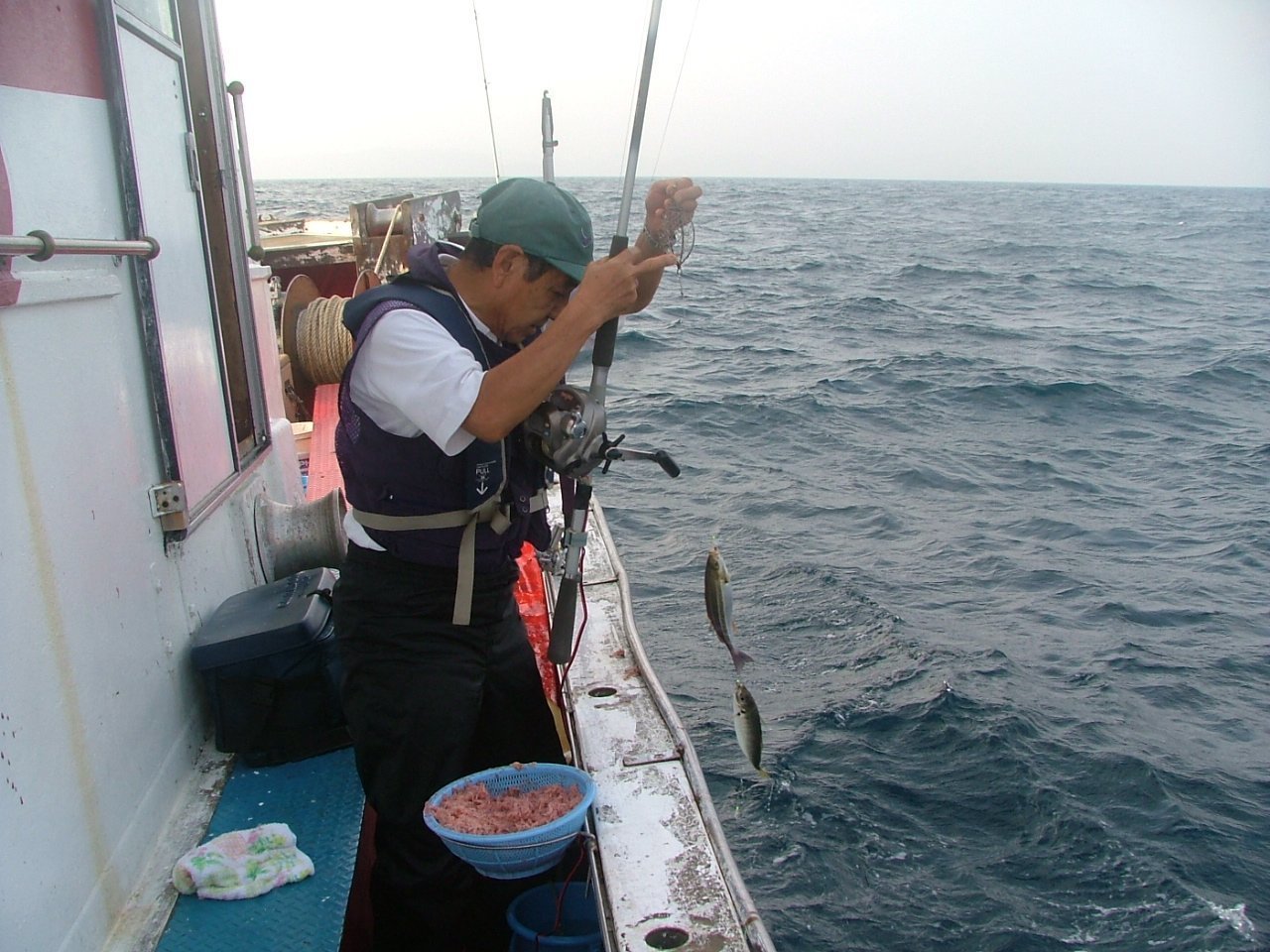 ビシ釣りの写真