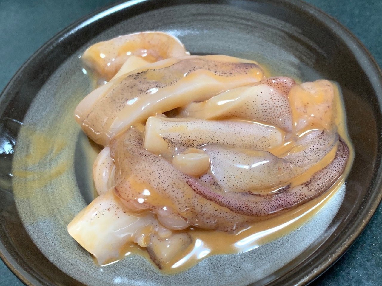 スルメイカの塩辛の写真