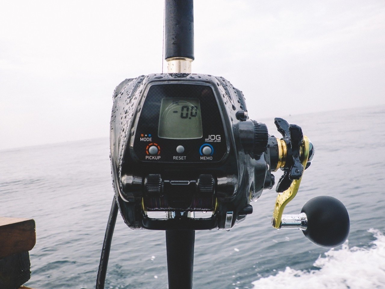 リールと海の写真