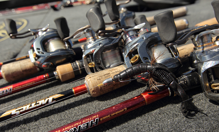 ワームとタックルのアップ写真