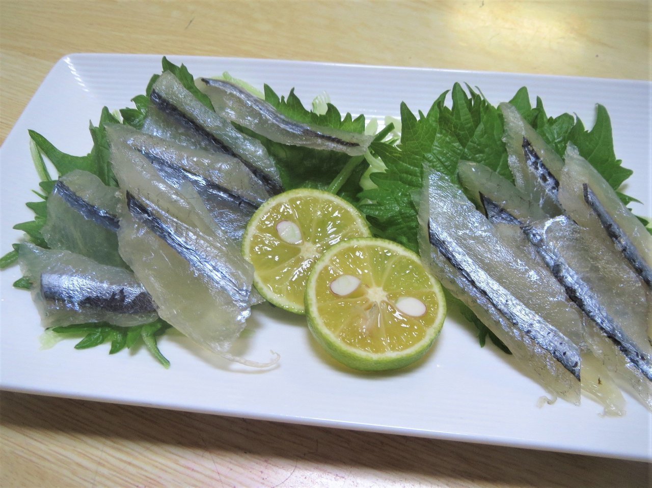 サヨリの昆布締め