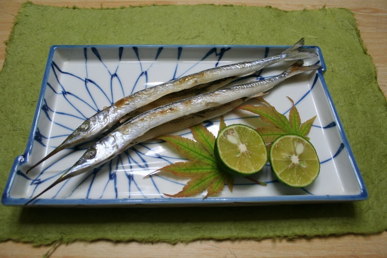 サヨリの塩焼き
