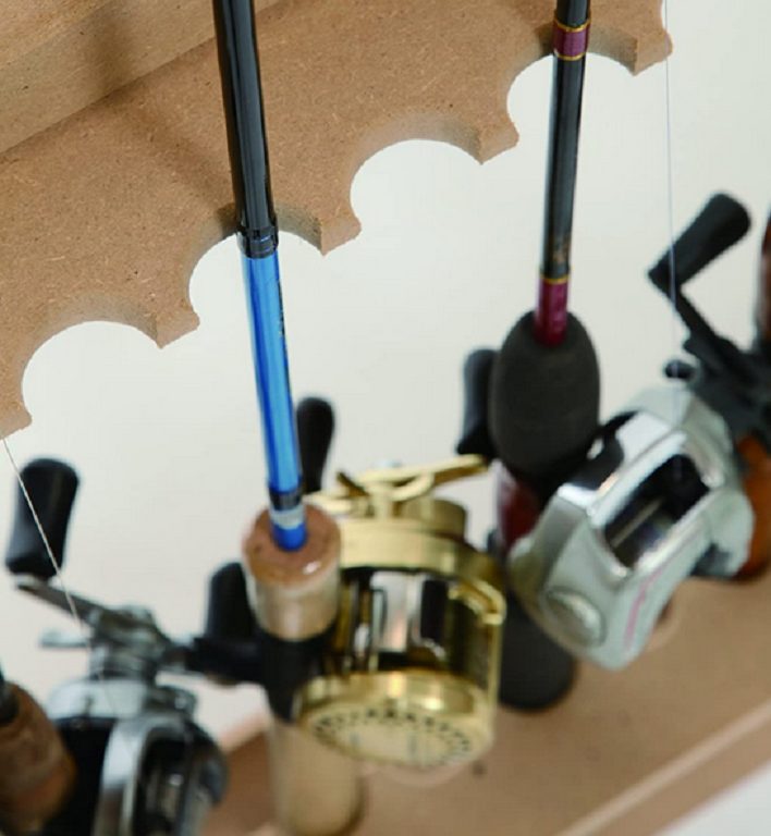 ロッドスタンドのアップ写真