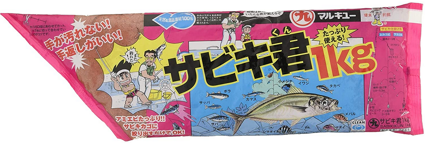 サビキ釣り用エサのアップ写真