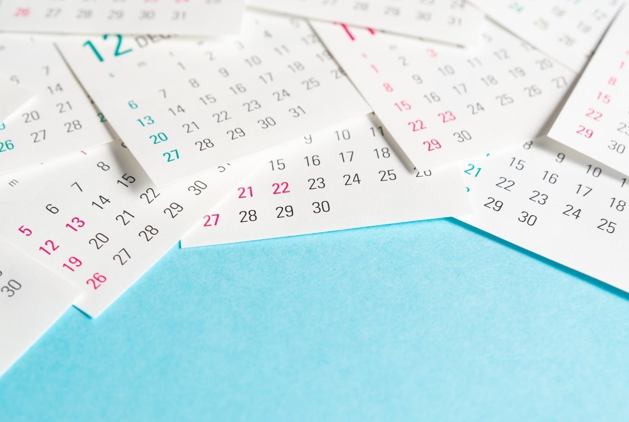 カレンダーの写真