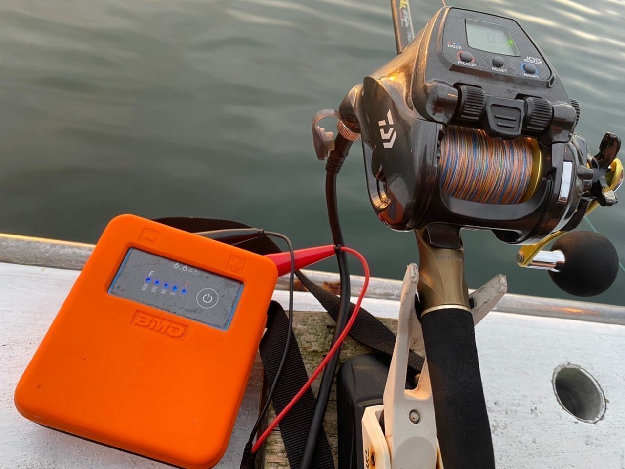 リチウムイオンバッテリーとタチウオの写真