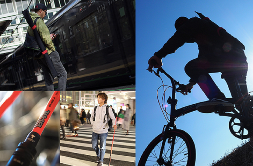 ロッドとアングラーのアップ写真