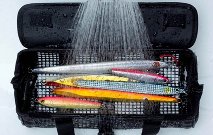 タックルバッグのアップ写真