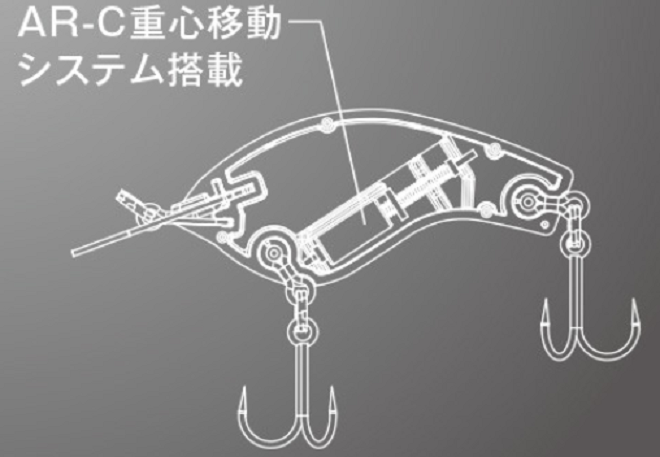 ルアー内部のイラスト