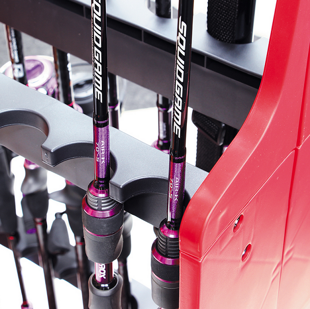 ロッドスタンドのアップ写真