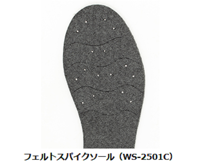 ソールのアップ写真