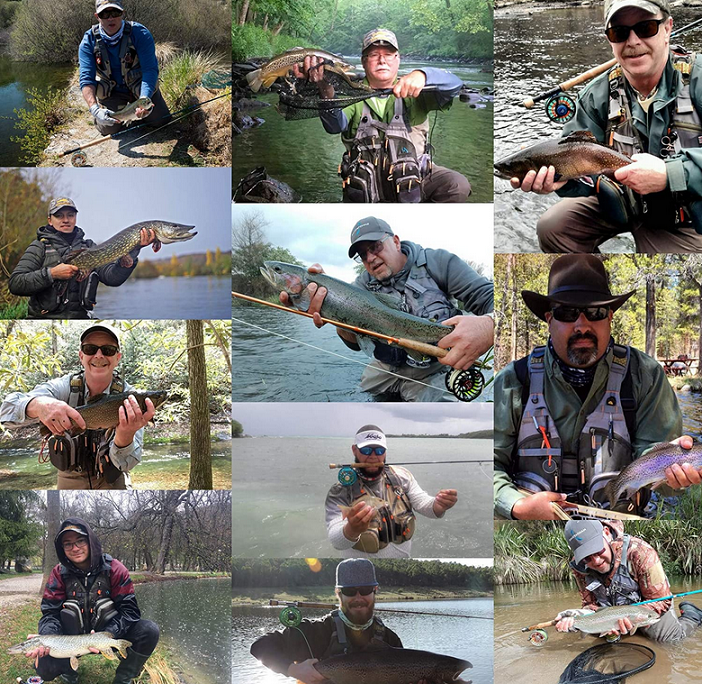 アングラーのアップ写真