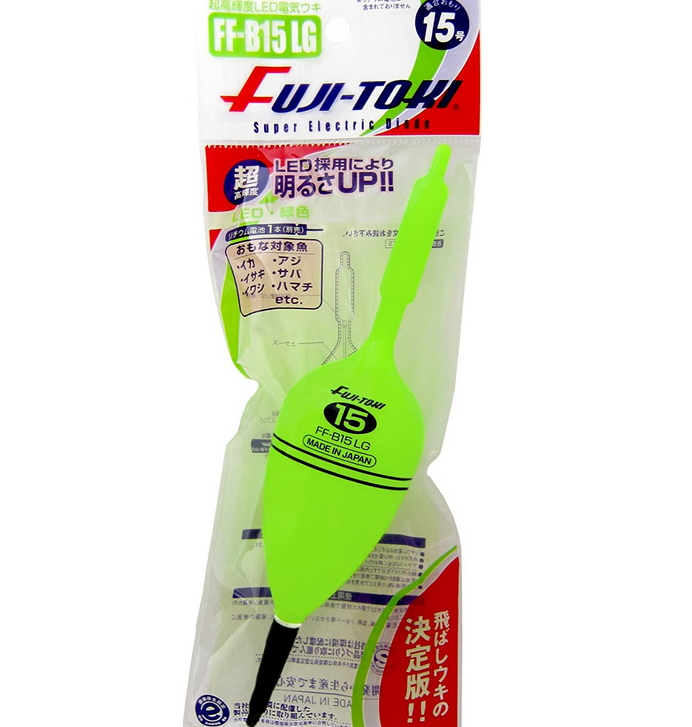 電気ウキのアップ写真