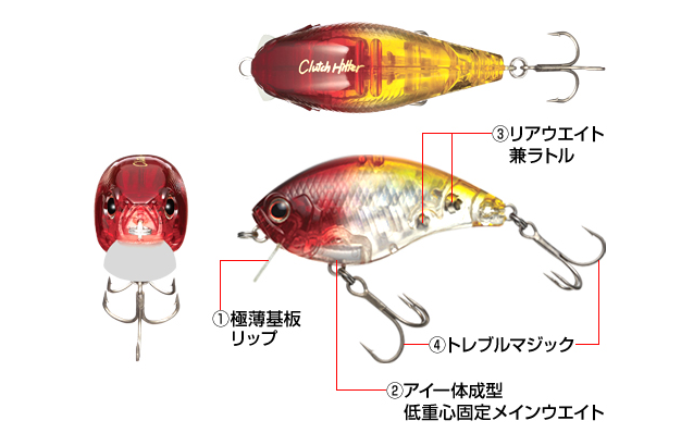 クラッチヒッターで釣りたい エバーグリーンの定番シャローランナークランクベイト