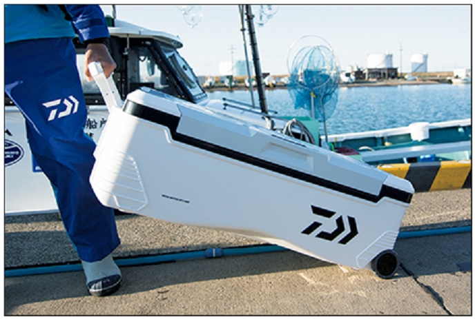 クーラーボックスのアップ写真