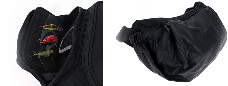 バッグの内側のアップ写真