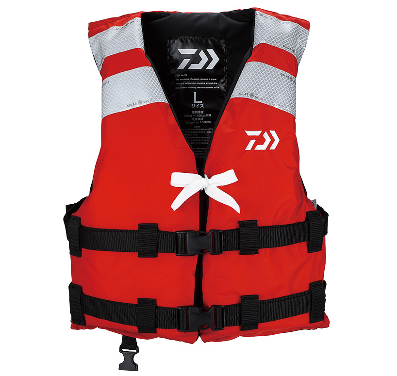 ライフジャケットのアップ写真