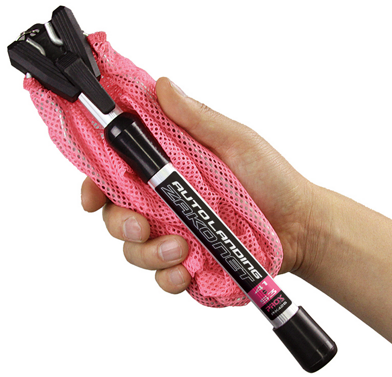 ランディングネットのアップ写真