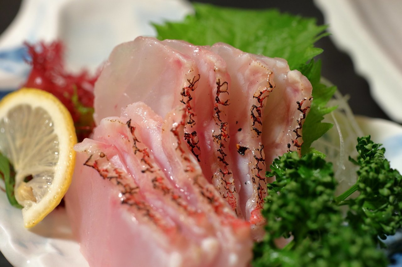 メヌケの刺身の写真