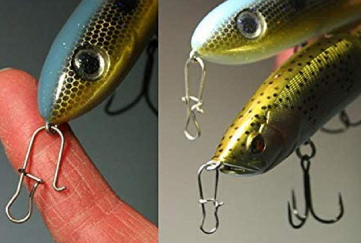 スナップとルアーのアップ写真