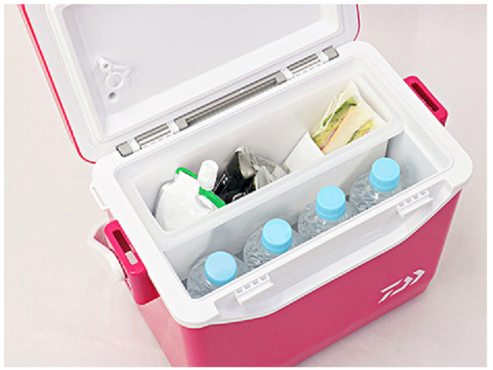 クーラーボックスのアップ写真