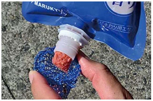 コマセのアップ写真