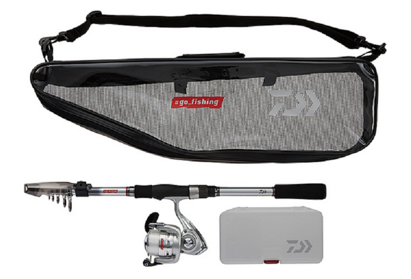 ロッドとリールのアップ写真