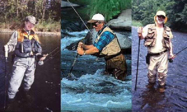 釣り人のアップ写真