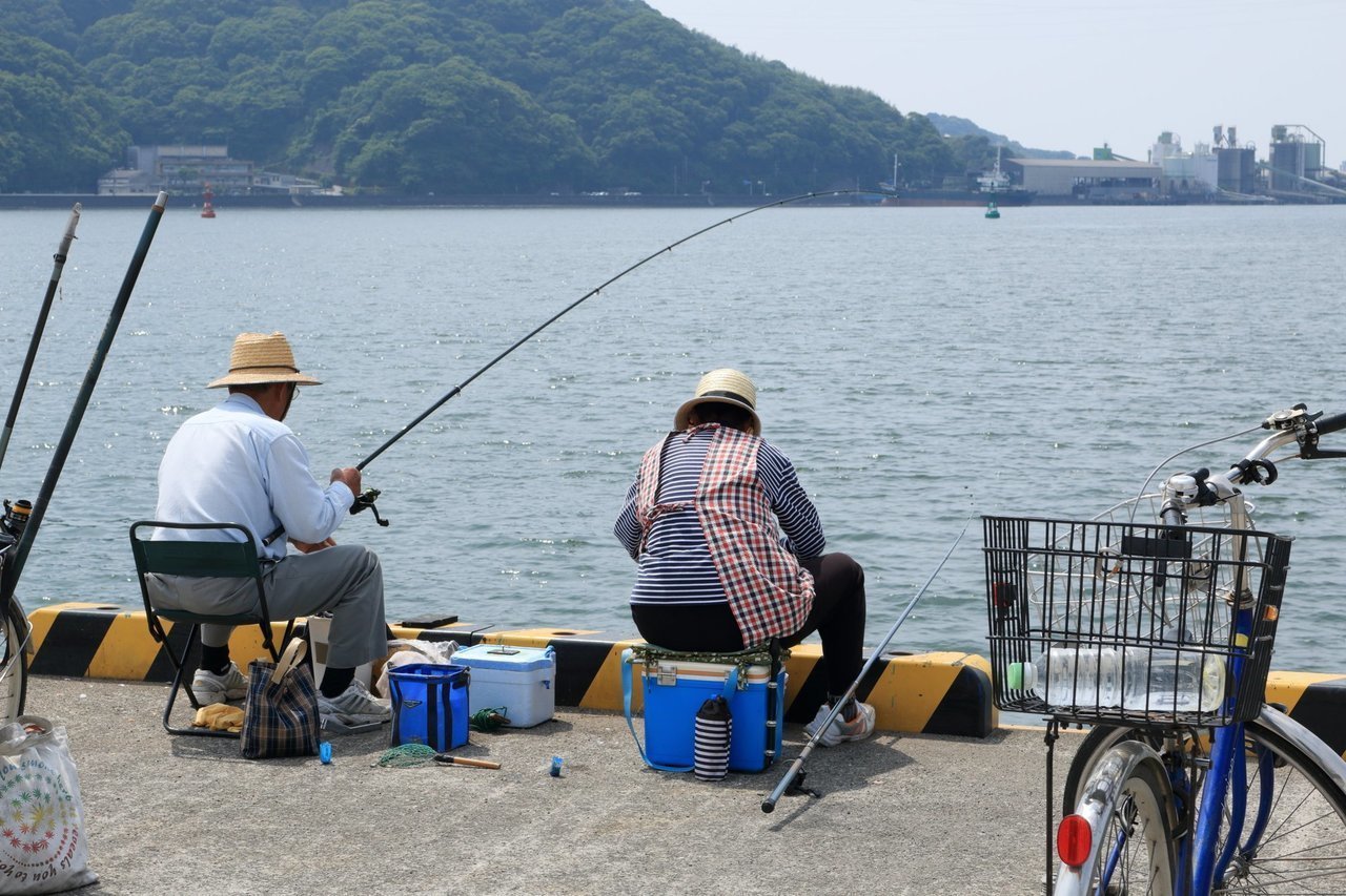 ちょい投げ釣りの写真