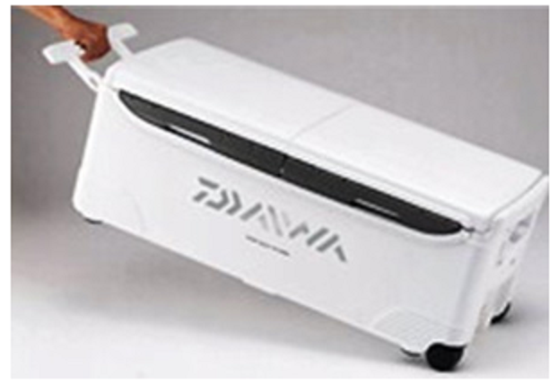 クーラーボックスのアップ写真