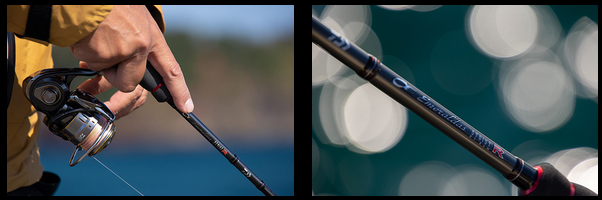 ロッドのアップ写真