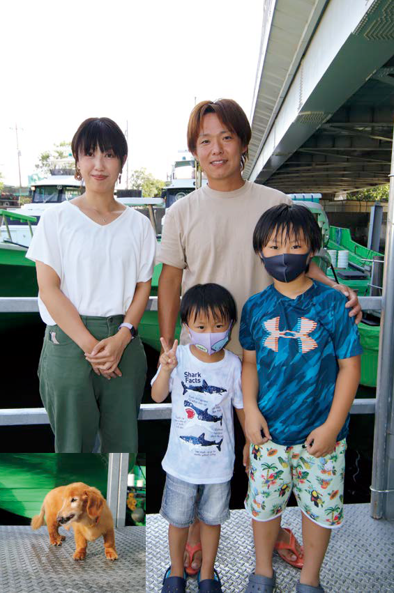 中山船長ご一家の写真