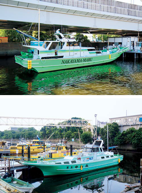 第六中山丸と第五中山丸の写真