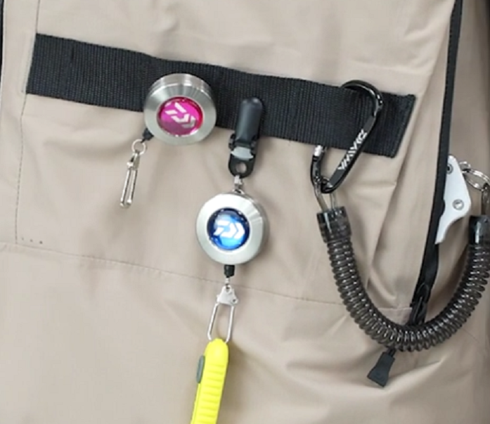 レインスーツのアップ写真